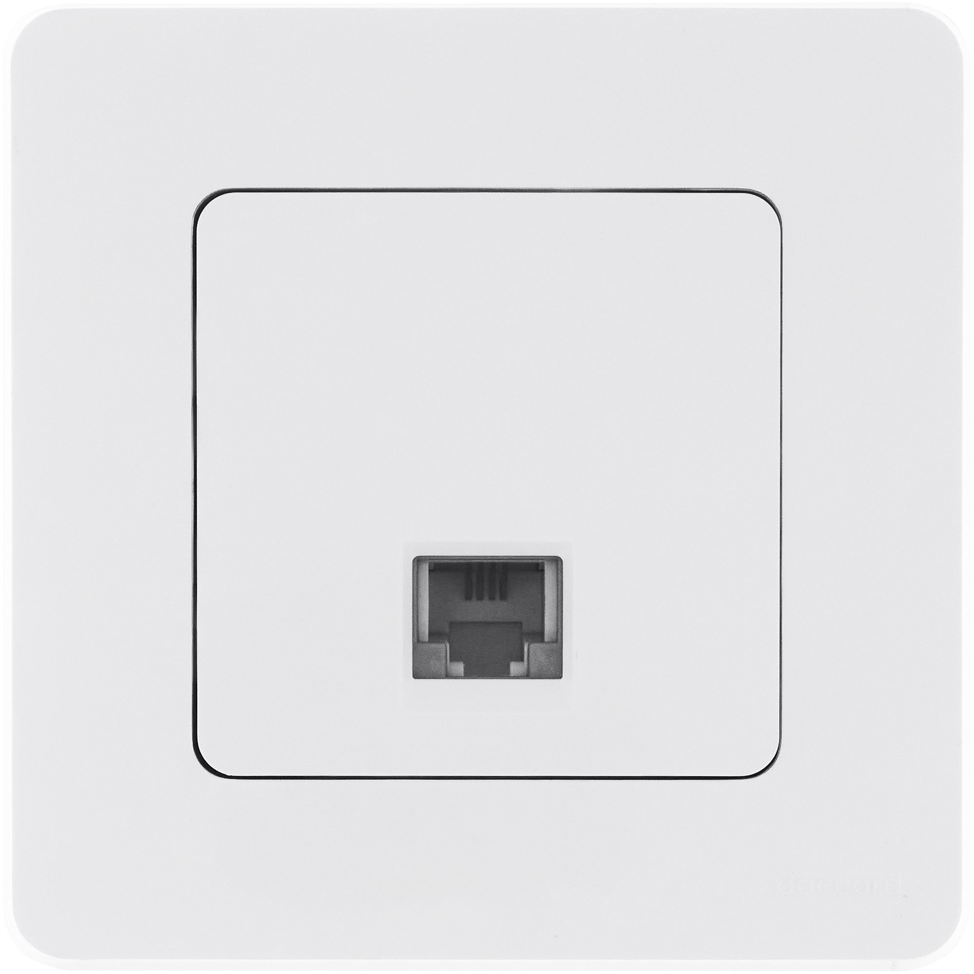 Розетка телефонная RJ11 белый INSPIRIA IEK 673820