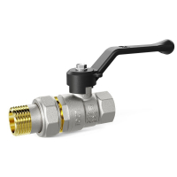 Кран шаровой латунный Ду32 Ру25 47.32.В-ГШ.Р рычаг LD Pride LD Pride 47.32.В-ГШ.Р LD 47.142.1.32.M02