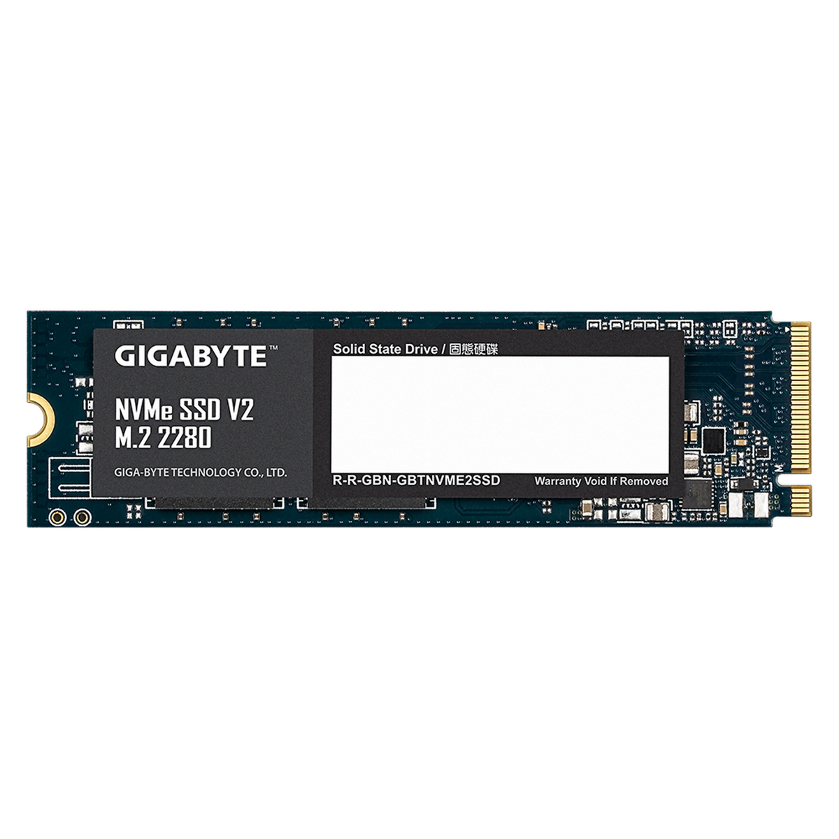 Накопитель SSD M.2 2280 256ГБ NVMe SSD V2, NVMe PCIe 3.0, 3D NAND, 2500/1600 Мб/с GIGABYTE G3NVMEV2256G 213541