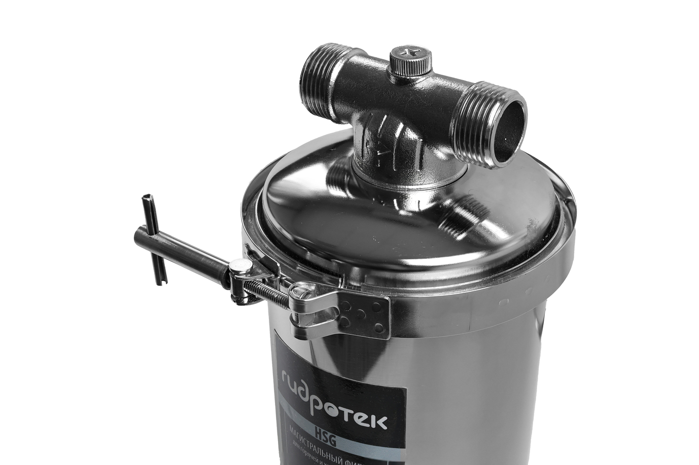 Корпус магистрального фильтра 20 BB HSG-20BB 1', из нержавеющей стали Гидротек 9020
