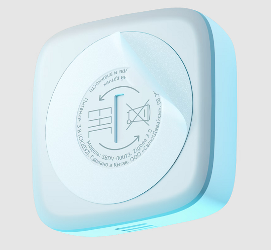 Датчик температуры и влажности умный Sber, белый SberDevices SBDV-00079