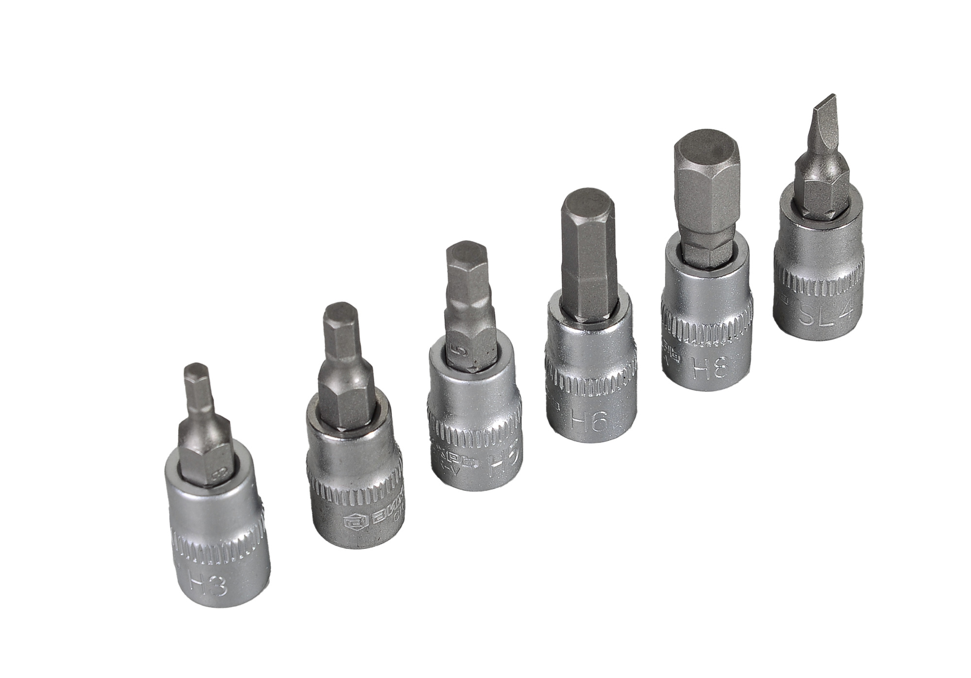 Набор инструментов, 1/4'' , CrV, в кейсе 29 предм '' Вихрь 73/6/7/1