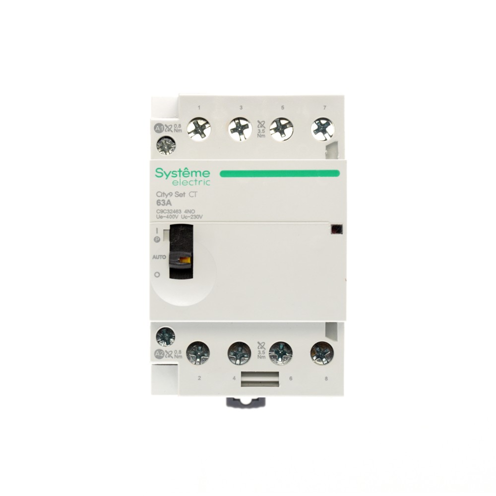 Контактор 4P 4НО 63A AC 400В-230В City9 Set Systeme Electric C9C32463