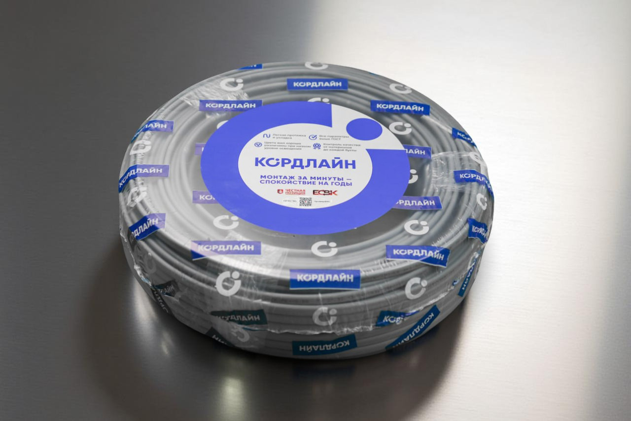 Кабель силовой КОРДЛАЙН ВВГ-Пнг(А)-LS 3x4ок(N,PE)-0,66 100м ТРТС ЭК000114492