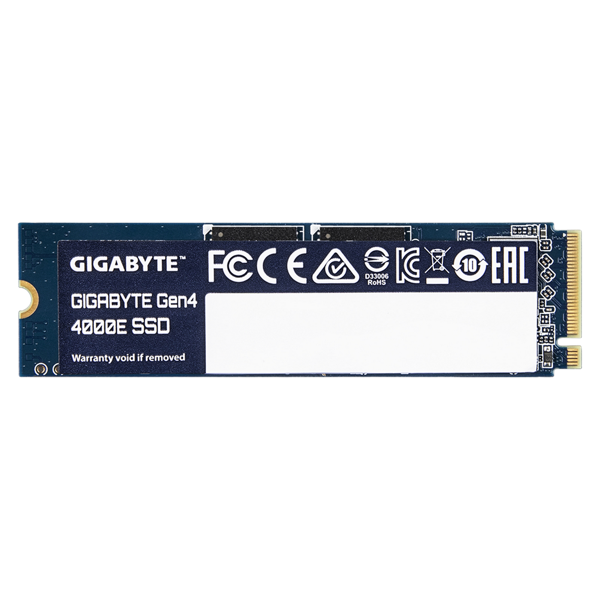 Накопитель SSD M.2 2280 500GB Gen4 4000E, PCIe 4.0x4, NVMe 1.4, 3600/3000 Мб/с GIGABYTE G440E500G 169760