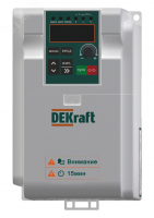 Преобразователь частоты DEKV060-3.7/5.5кВт 3 фазы 380В с торм. модулем Dekraft DEKV060G3R7P5R5T4B