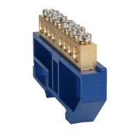 Шина нулевая с изолятором OptiKit BB-D-N-DIN-4-6х9-синий КЭАЗ 277854