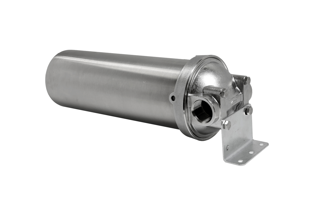 Корпус магистрального фильтра 10SL HMS-10B-3/4BSP из нержавеющей стали Гидротек 8006