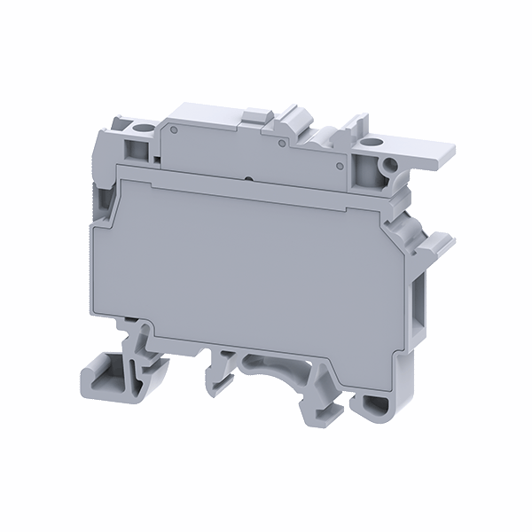 Клемма для предохранителей 5x20, 4 кв.мм винтовая серая OptiClip КЭАЗ 289796