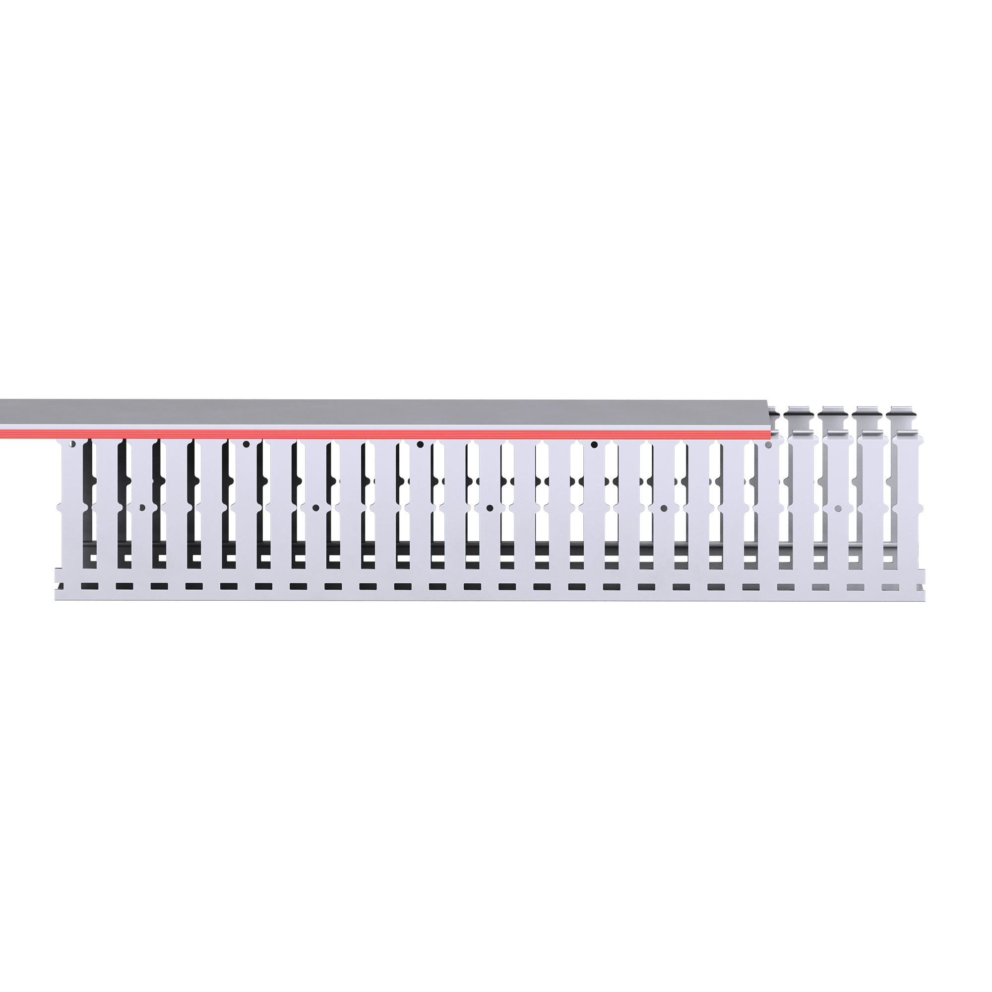 Короб перфорированный T1-EF 100x100 серый QUADRO DKC 00171RL