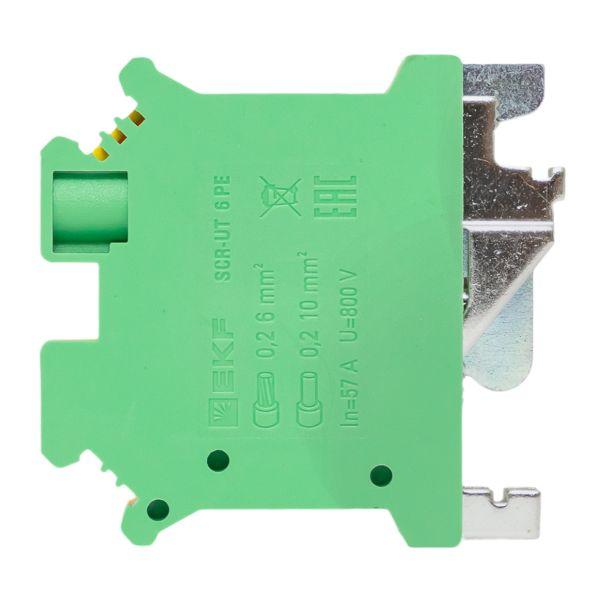 Клеммная колодка винтовая 6 UT земля EKF scr-ut-6-pe