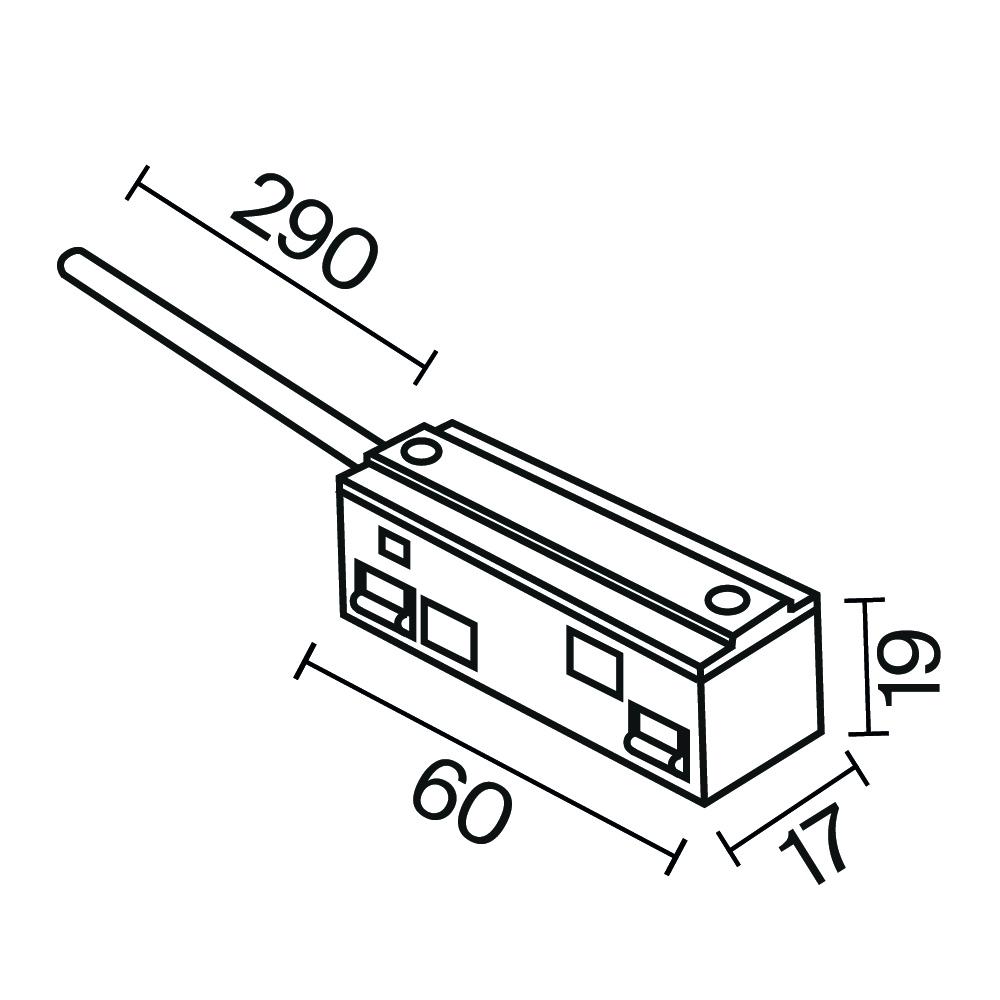 Ввод питания Exility белый Maytoni TRA034B-42W-1