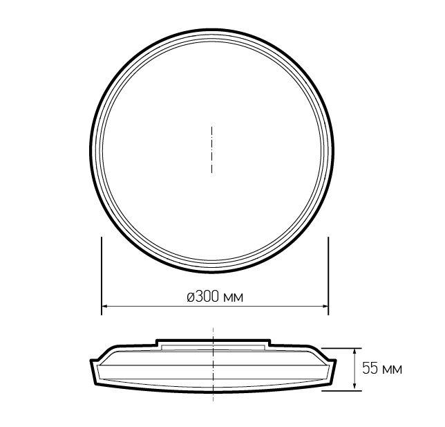 Светильник светодиодный ДБО-36w OPAL 6500К белый 2880Лм IP20 JazzWay 5060906