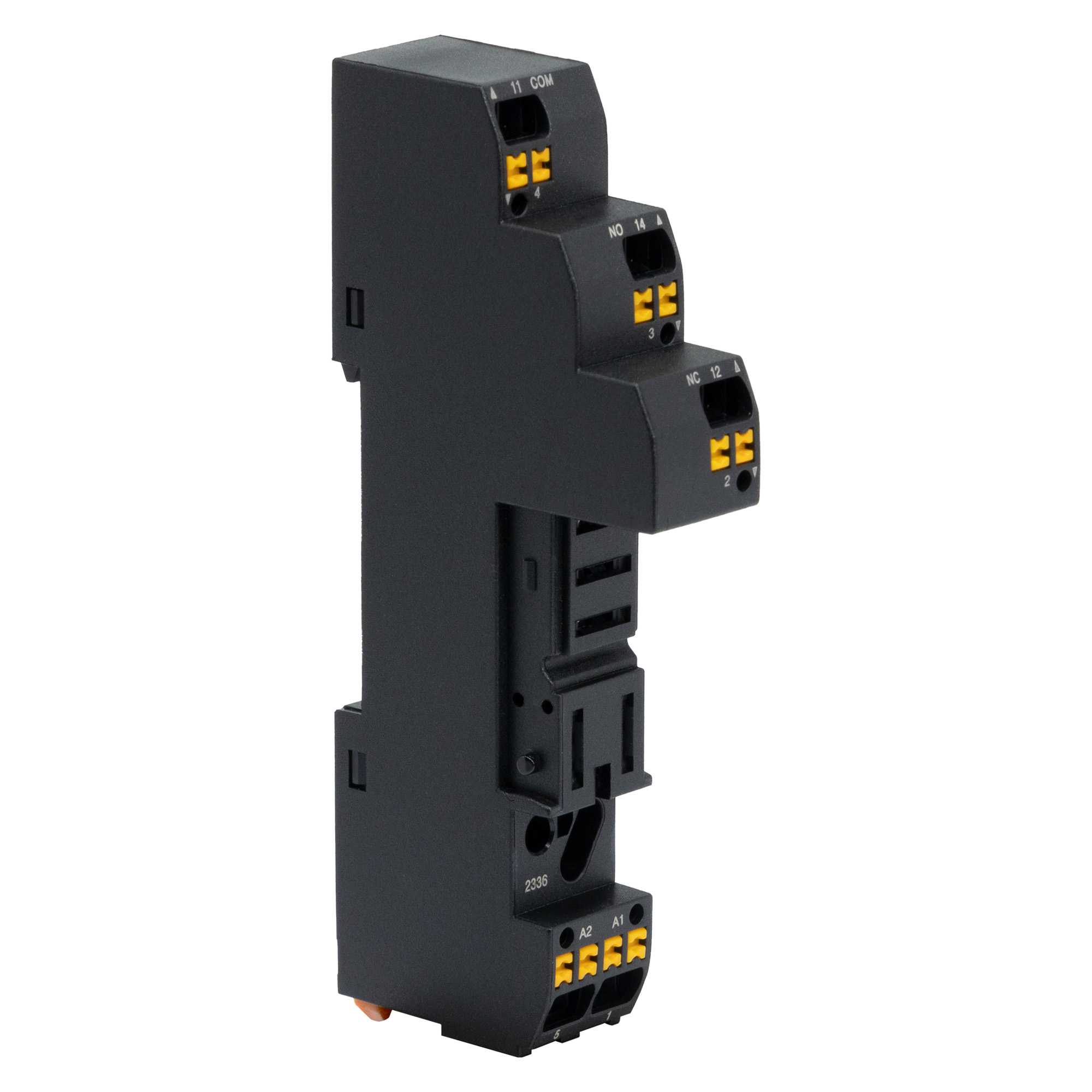 Колодка c клеммами push-in для реле на 1 группу: IR-24DC/230AC-1CO DKC IR-B1-PT