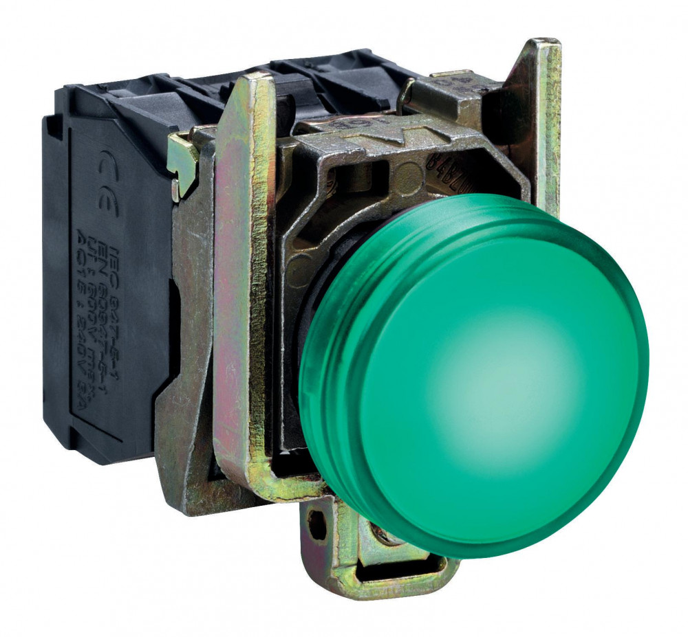Лампа сигнальная 22мм 24в светодиодная зеленая Schneider Electric XB4BVB3