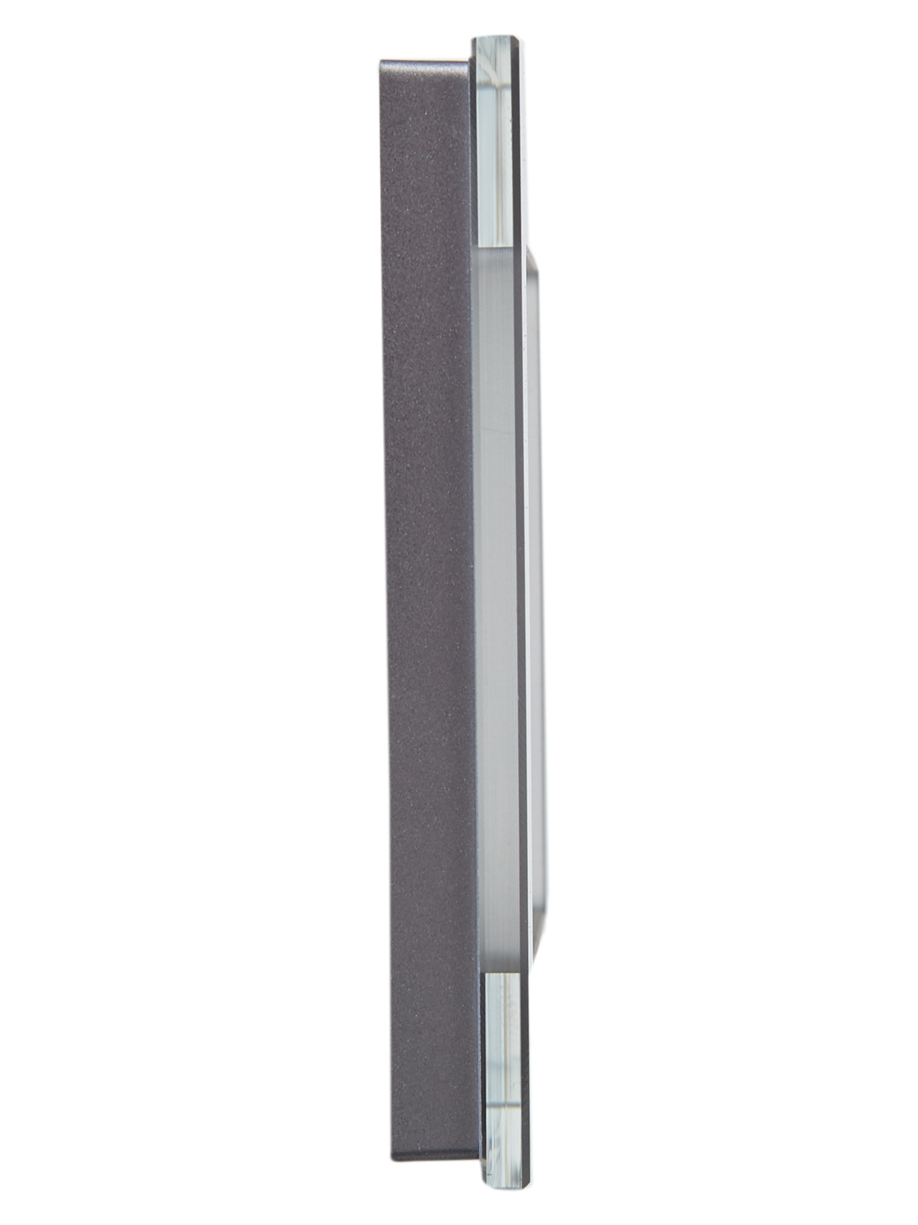 BRITE Рамка 1 пост РУ-1-2-БрСе стекло серый IEK BR-M12-G-K03