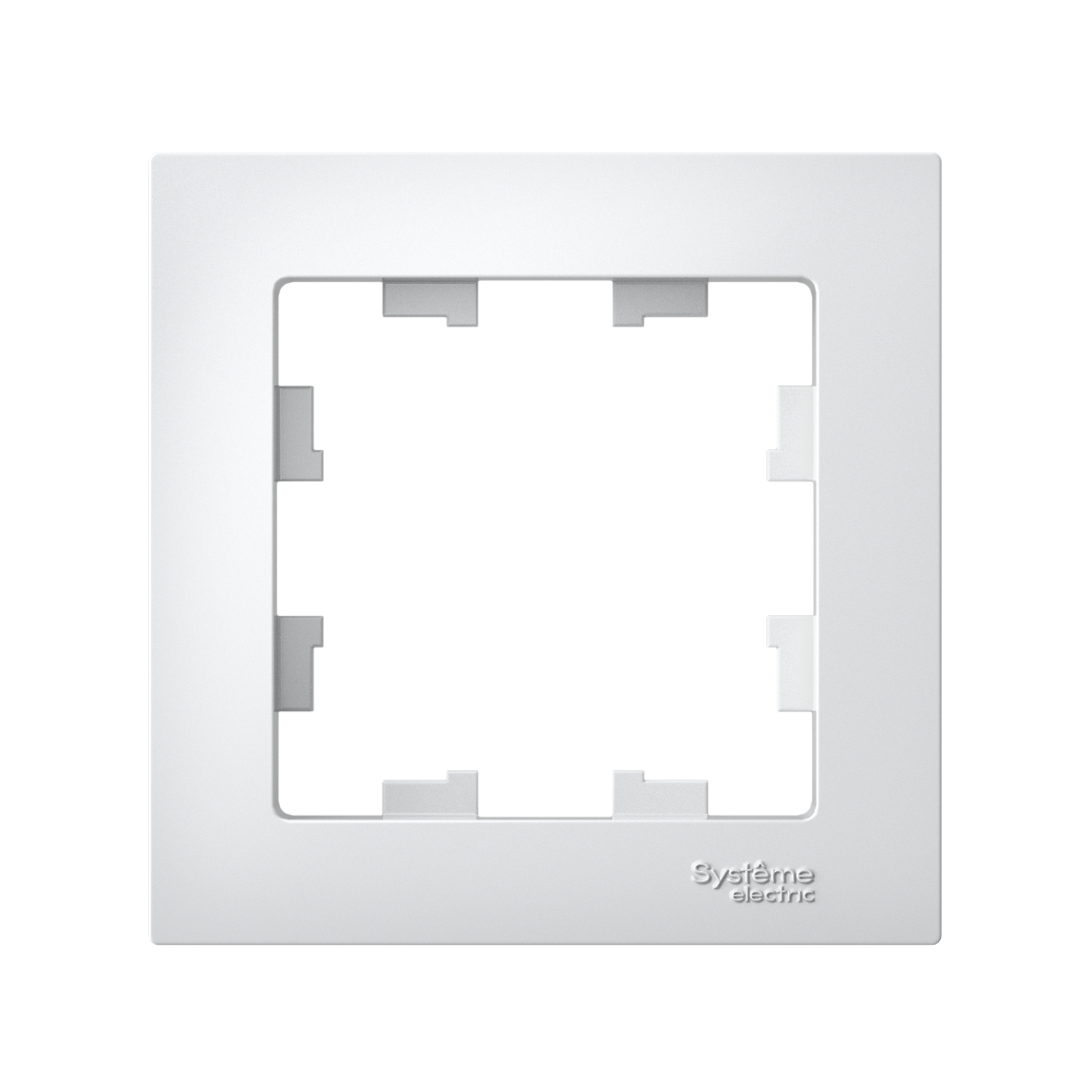 Рамка однопостовая ATLASDESIGN белый Systeme Electric ATN000101