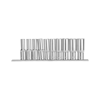 Набор удлиненных торцевых головок 1/2, шестигранные, CrV, 10-22 мм REXANT 12-8308