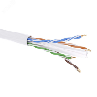 Витая пара CAT 6 U/UTP нг(A)-LSLTx бухта 305м белый DKC RN6UUA03WH