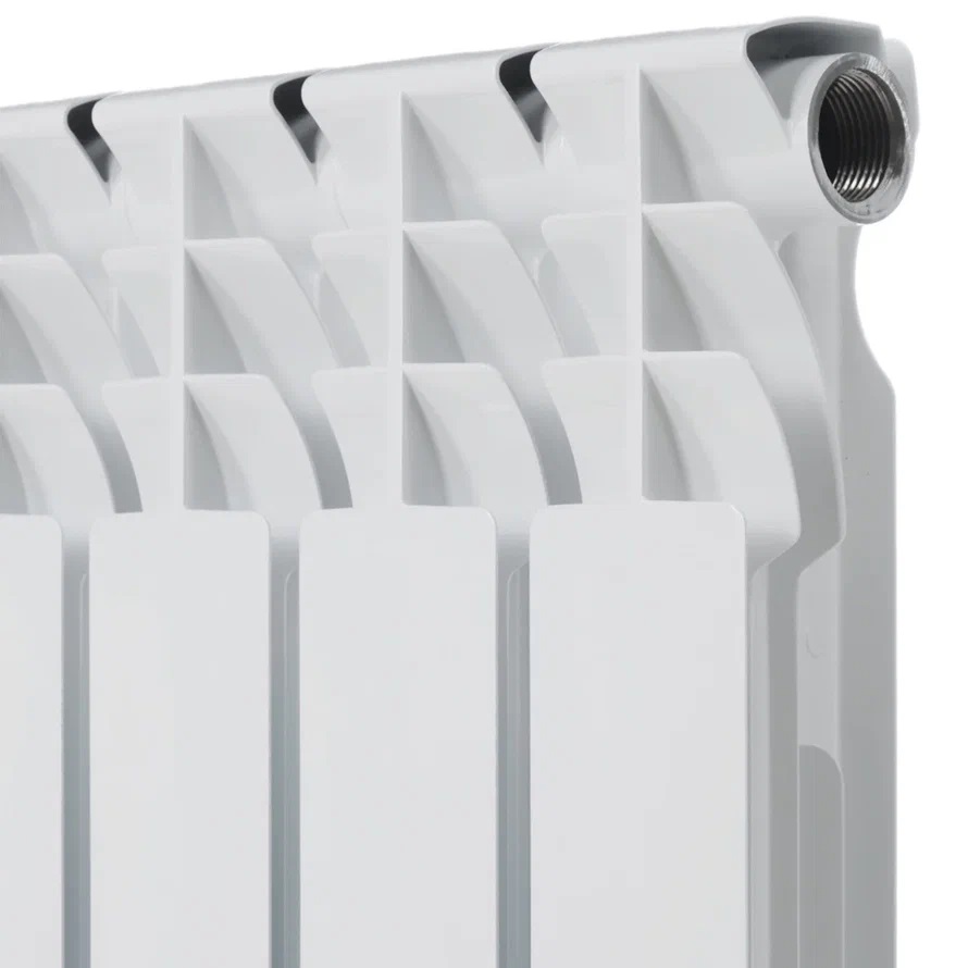 Радиатор биметаллический секционный 500/80/10 боковое подключение Oasis Р0000036998