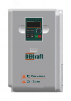 Преобразователь частоты DEKV060-7.5/11кВт 3 фазы 380В с торм. модулем Dekraft DEKV060G7R5P011T4B
