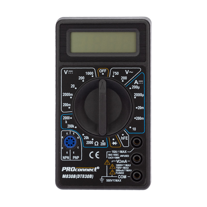 Мультиметр портативный M830B DT830B ProConnect 13-3011