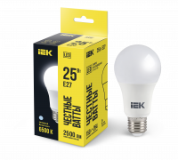 Лампа светодиодная A80 груша 25Вт 230В 6500К E27 IEK LLE-A80-25-230-65-E27