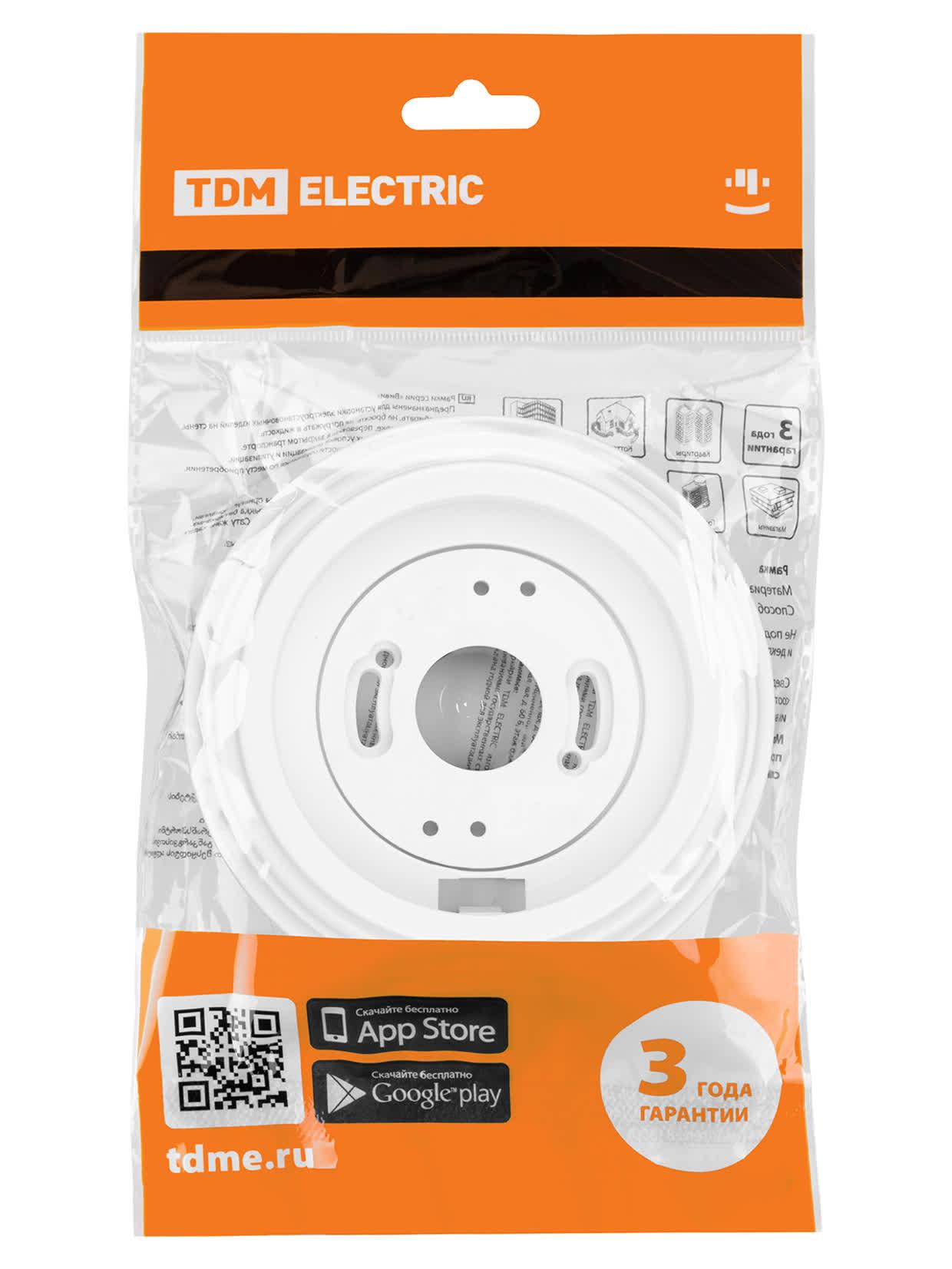Рамка 1-но постовая белая «Виви» TDM TDM ELECTRIC SQ1820-1089