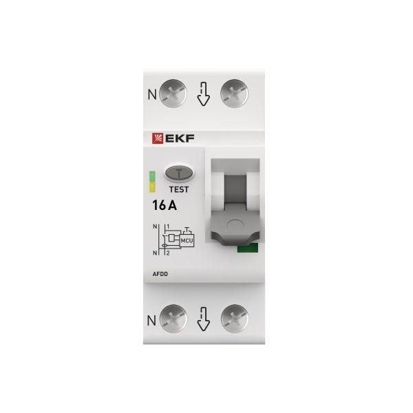 Устройство защиты от дугового пробоя (УЗДП) 1P+N 16А PROxima EKF afdd-2-16-pro