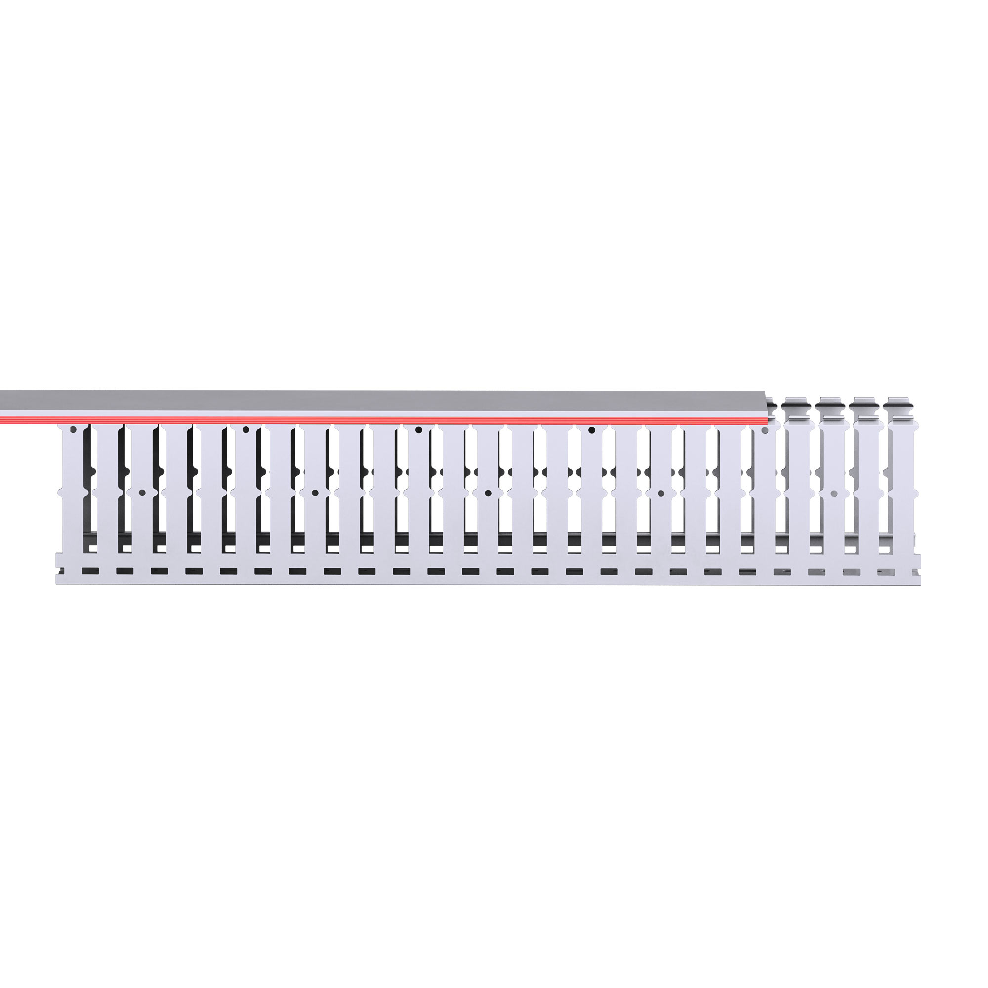 Короб перфорированный RL12 80x100 серый QUADRO DKC 00170RL