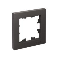 ATLASDESIGN 1-постовая РАМКА, БАЗАЛЬТ Systeme Electric ATN001401