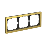 ARTGALLERY PURE 3-постовая РАМКА, МЕТАЛЛ ЗОЛОТО Systeme Electric GAL312403