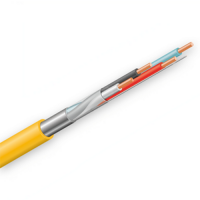 Кабель КПСЭнг(А)-FRHF 2х2х0.5 для ОПС и СОУЭ оболочка без галогенов экранированный огнестойкий 2 пары 0.5мм.кв. Технокабель НН 1578365