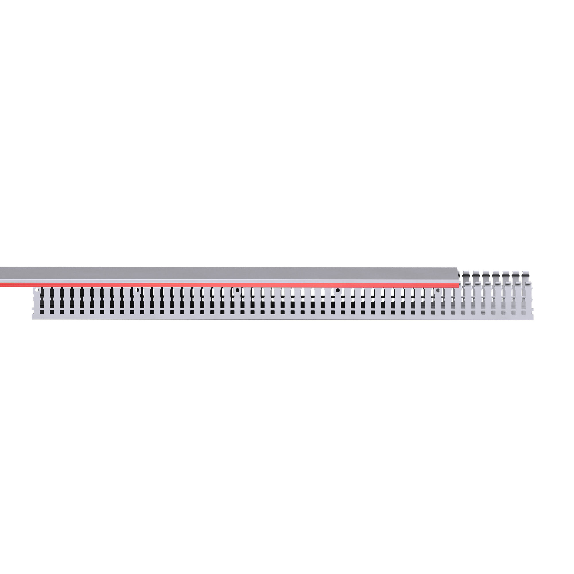 Короб перфорированный RL6 80x40 серый QUADRO DKC 01153RL