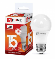 Лампа светодиодная LED-A60-VC 15Вт 230В Е27 6500К 1430Лм IN HOME IN-HOME 4690612020280