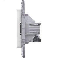 Розетка компьютерная RJ45 категория 5Е UTP белый INSPIRIA IEK 673825
