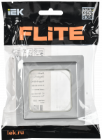 FLITE Рамка 1-местная IP55 Рпро-1-55-ФлА алюминий IEK FI-M10-32-55-K47