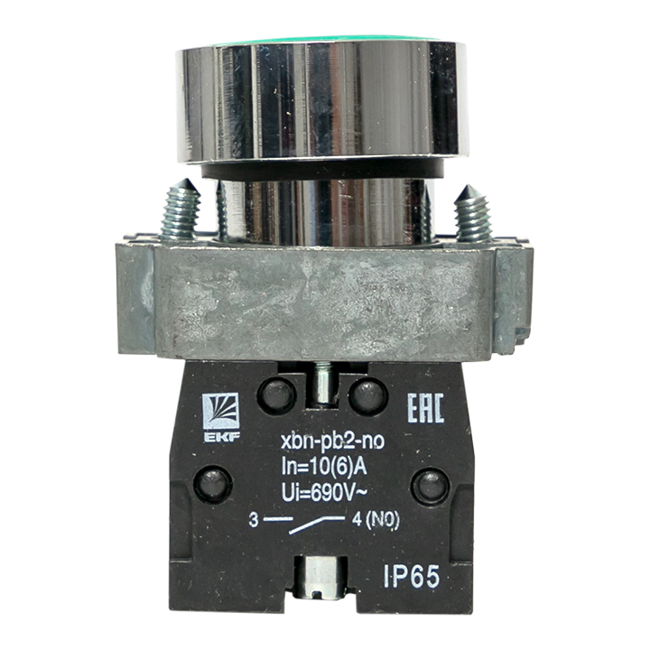Кнопка BA31 зеленая NO IP65 PROxima EKF xb2-ba31-65