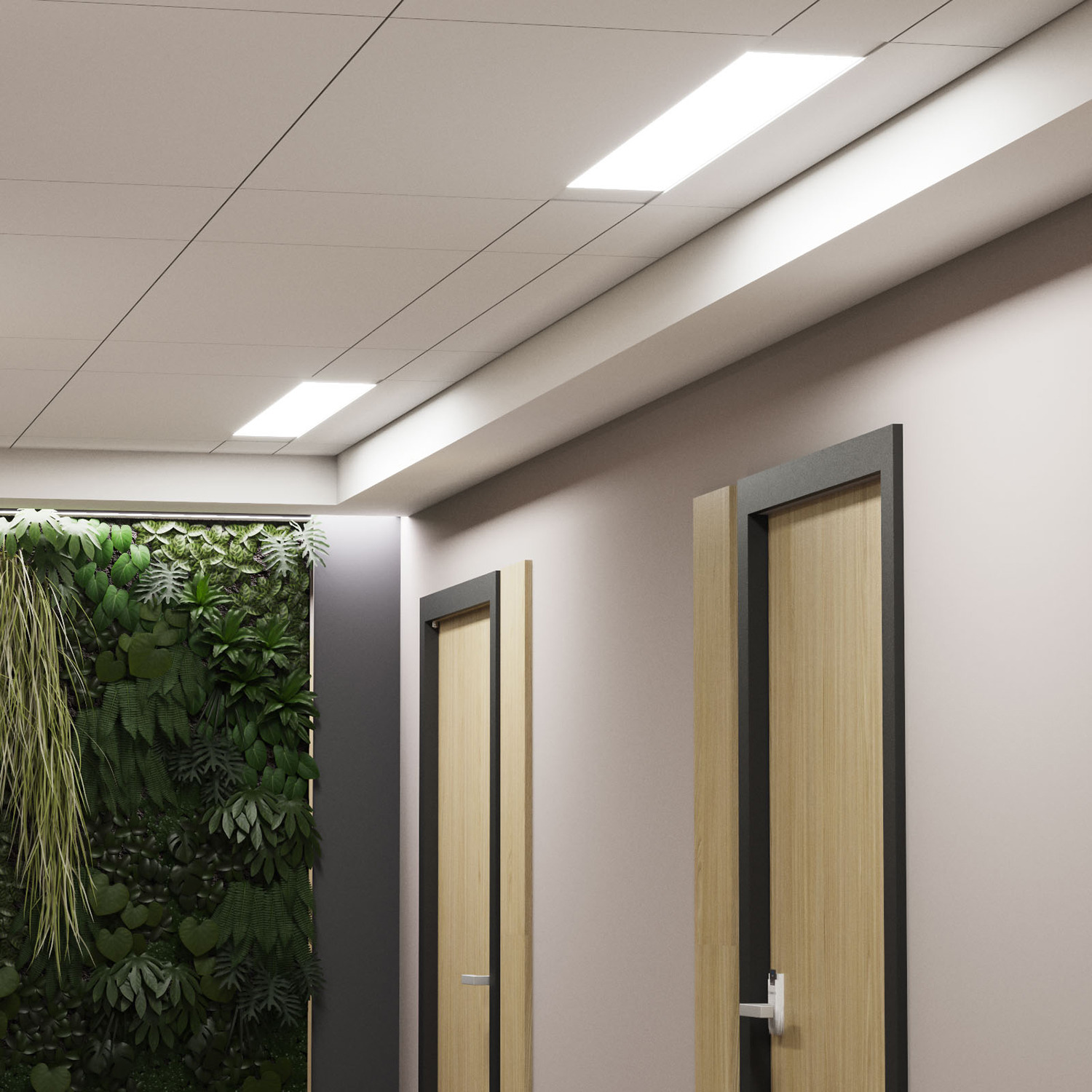 Светильник светодиодный ДПО 50 Вт 4550 лм 6500К AC 220В IP20 1492х75х25мм матовый опал WLF-1 Gauss GAUSS 144126350