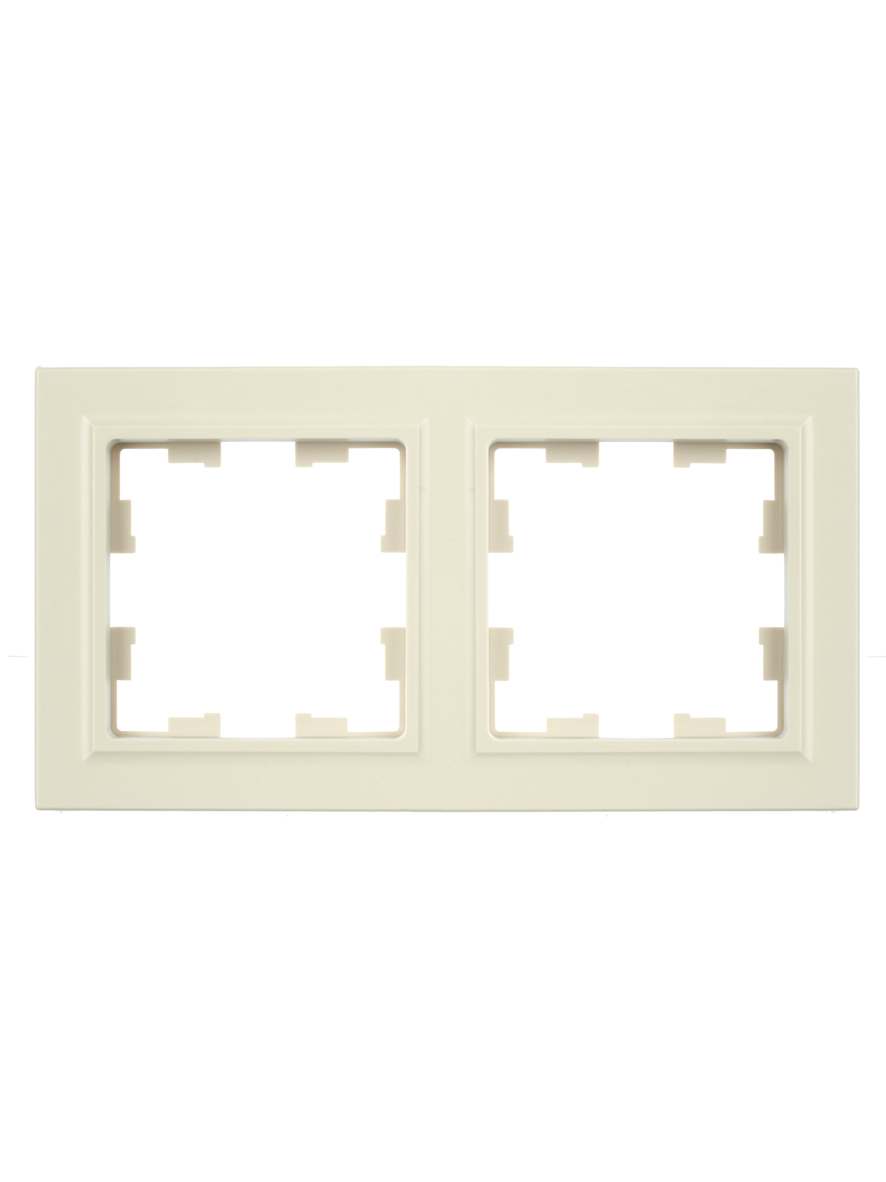 BRITE Рамка 2 поста РУ-2-БрКр бежевый IEK BR-M22-K10