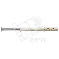 Дюбель-гвоздь 6х60 LYT UK KP потайной бортик, нейлон SORMAT 9640075661