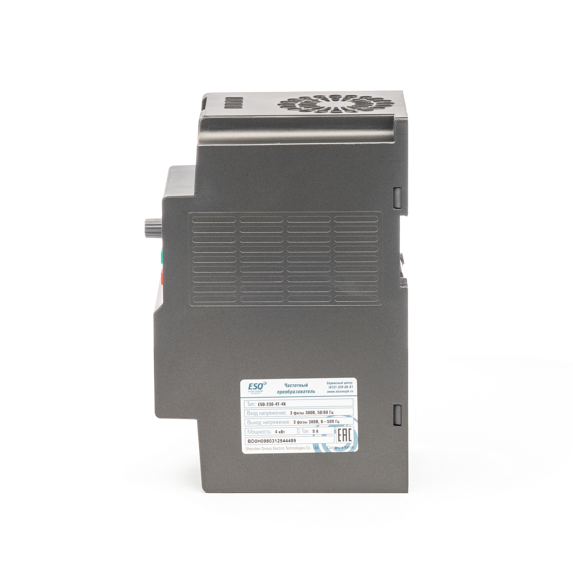 Преобразователь частоты 3ф ESQ-230-4T-4K 4 кВт 380В 08.04.304426