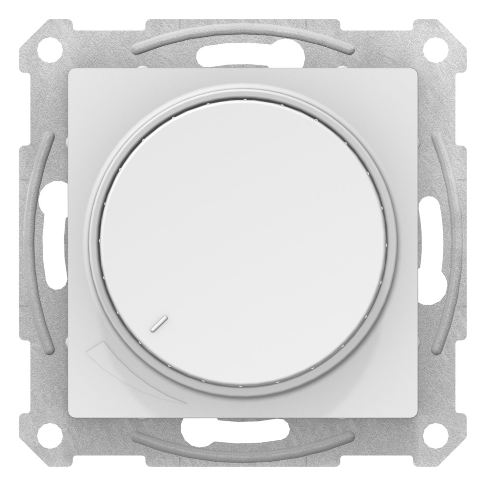 ATLASDESIGN СВЕТОРЕГУЛЯТОР (диммер) повор-нажим, LED, RC, 400Вт, мех., ЛОТОС Systeme Electric ATN001323