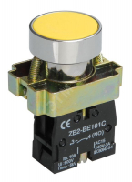 Кнопка управления LAY5-BA51 без подсветки желтая IEK BBT60-BA-K05