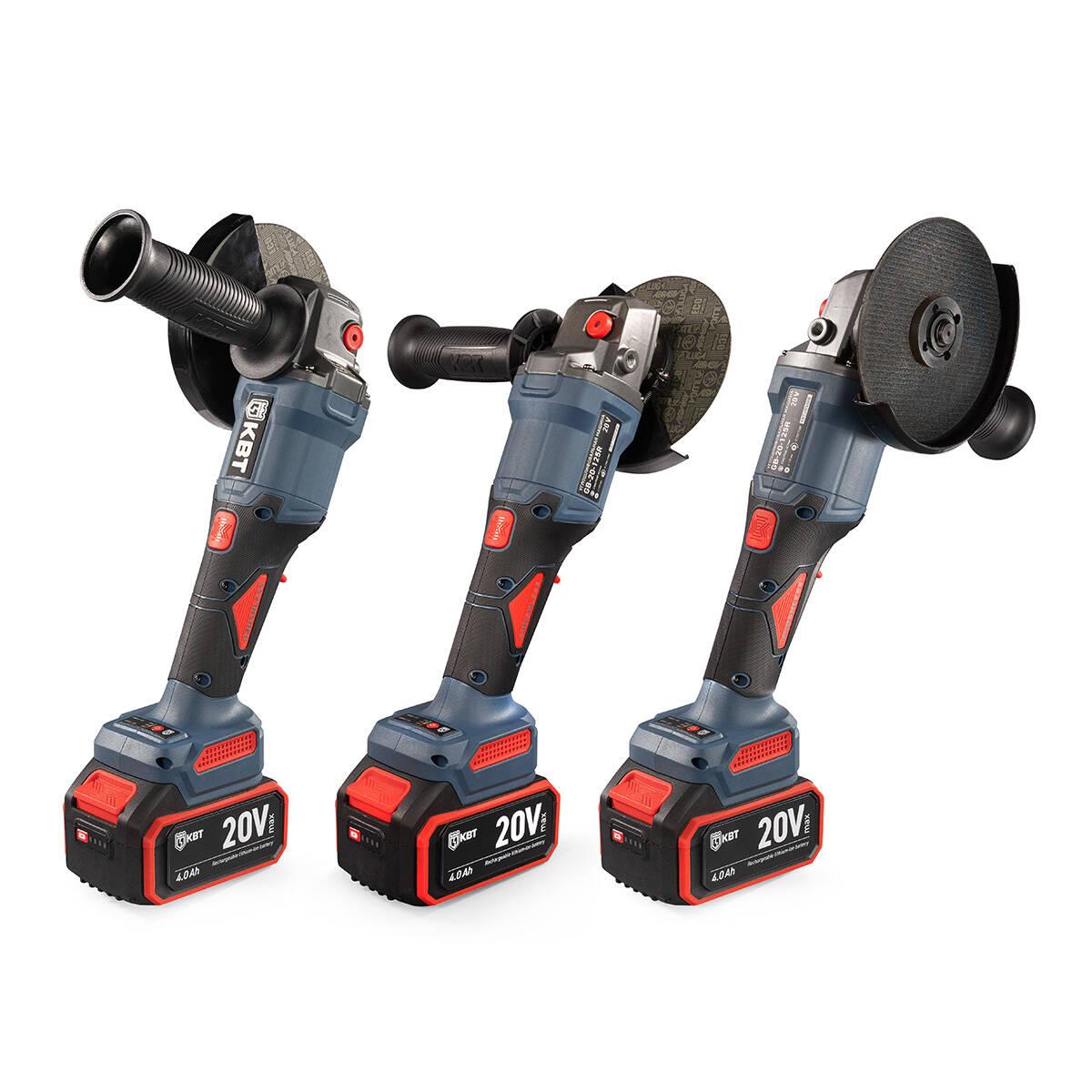 Машина угловая шлифовальная GB-20-125R с          поворотной рабочей головой, регулировкой частоты  вращения и максимальным размером оснастки до 125   мм КВТ 104533