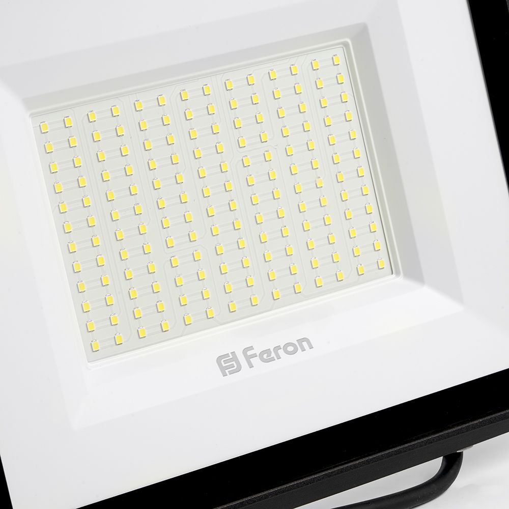 Прожектор светодиодный ДО-150w 4000К 14250Лм IP65 черный FERON LL-923 48109