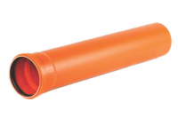 Труба канализационная 160x1000 мм НПВХ SN4 наружная Хемкор 1491063