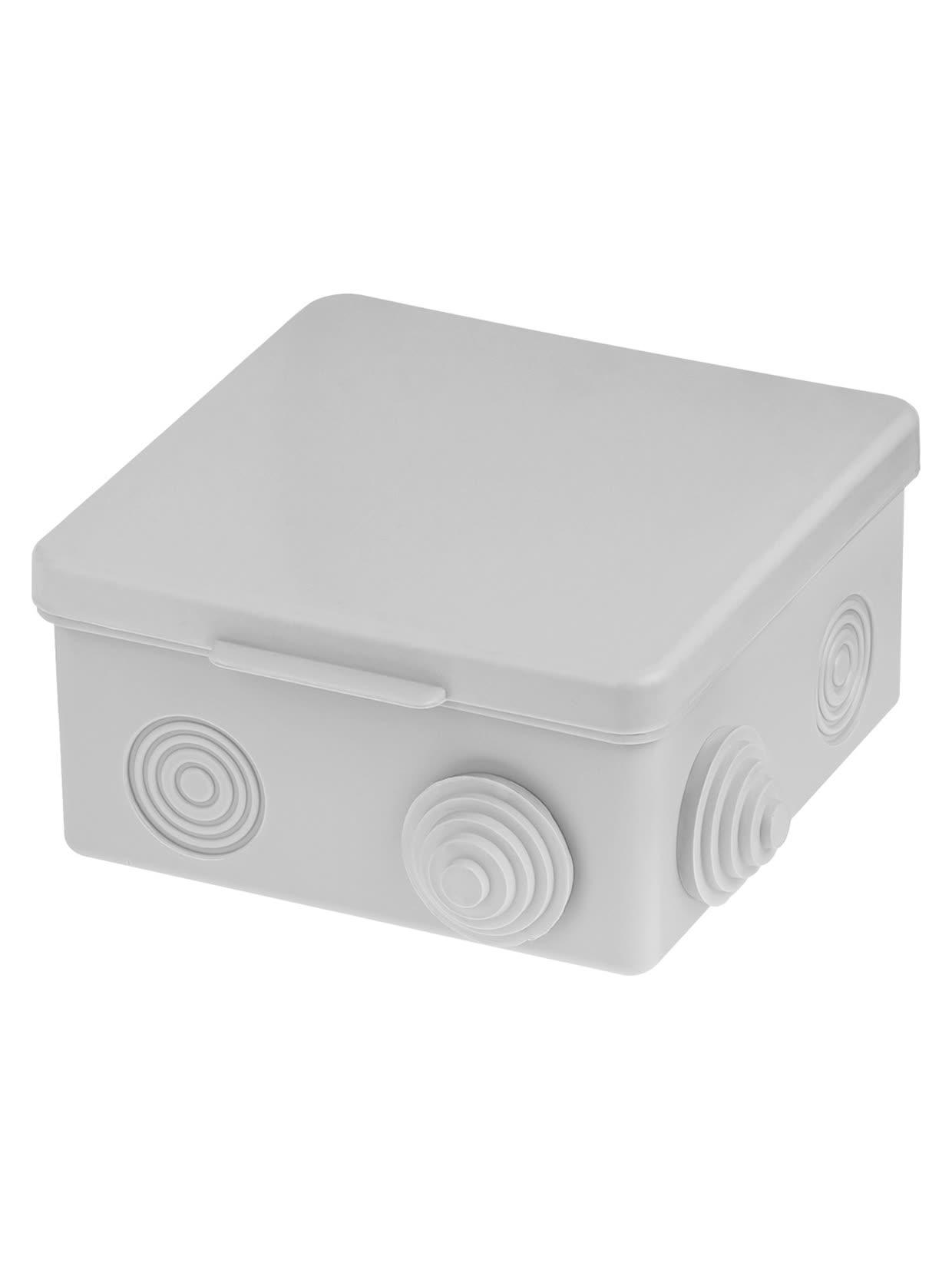 Распаячная коробка ОП 100х100х55мм, крышка, IP54, 8 входов TDM ELECTRIC SQ1401-0113