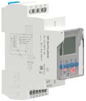 Реле фаз ORF-SN 3ф. 2 конт. 70-400В AC с контр. нейтр. ONI ORF-SN-070-400VAC