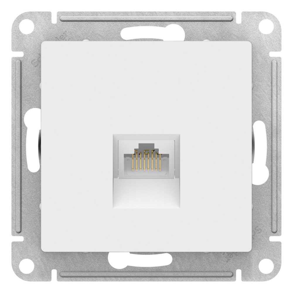 ATLASDESIGN РОЗЕТКА компьютерная RJ45, кат. 5Е, механизм, ЛОТОС Systeme Electric ATN001383
